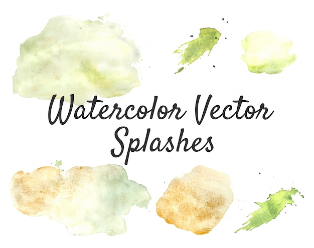 Watercolor Vector Splash