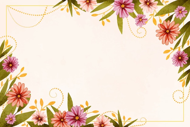 Watercolor wedding background