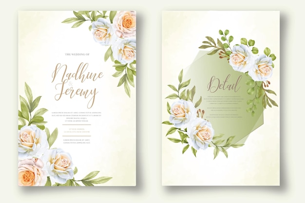 WATERCOLOR WEDDING INVITATION