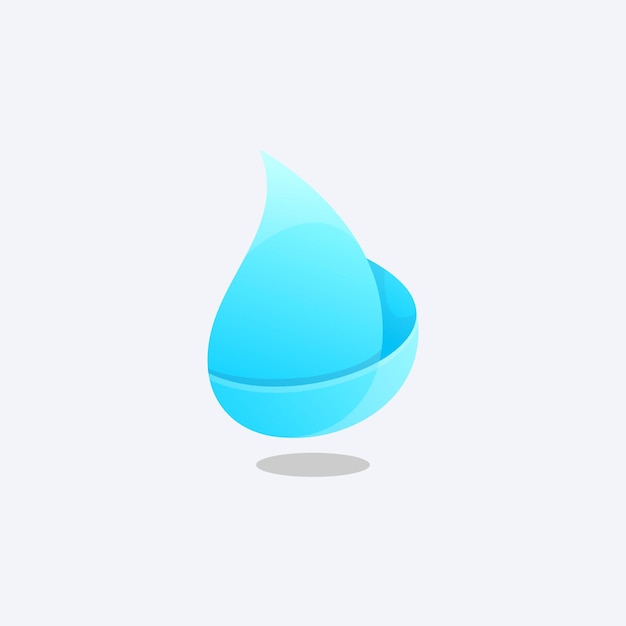 Waterdrop graphic template