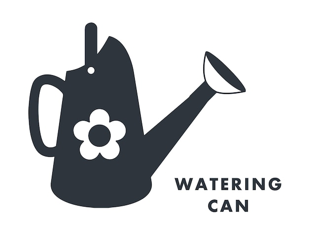 watering can isolated vector Silhouettes