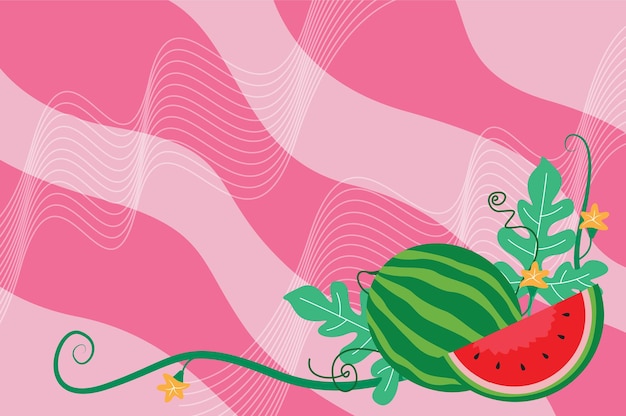 Watermelon background Vector