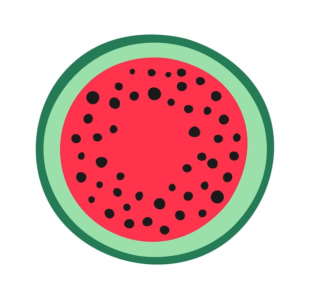 Watermelon Exotic Fruit Vector illustration