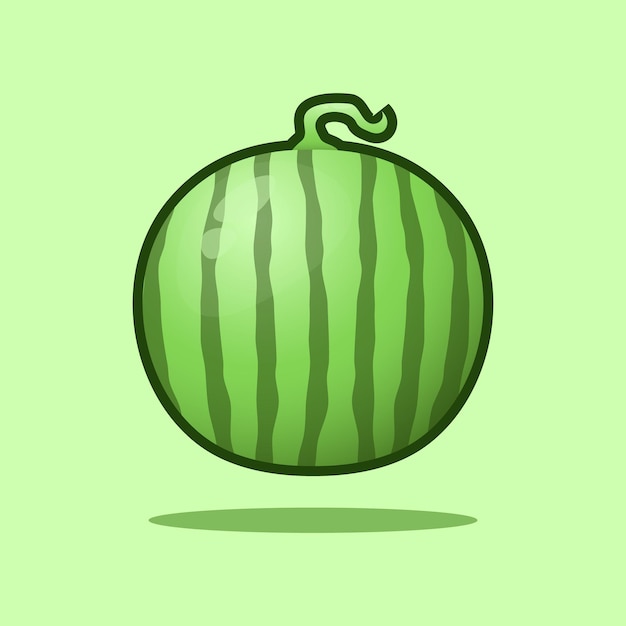 watermelon icon vector illustration