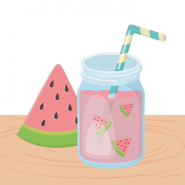 Watermelon juice drink 