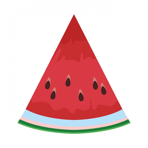 Watermelon slide icon