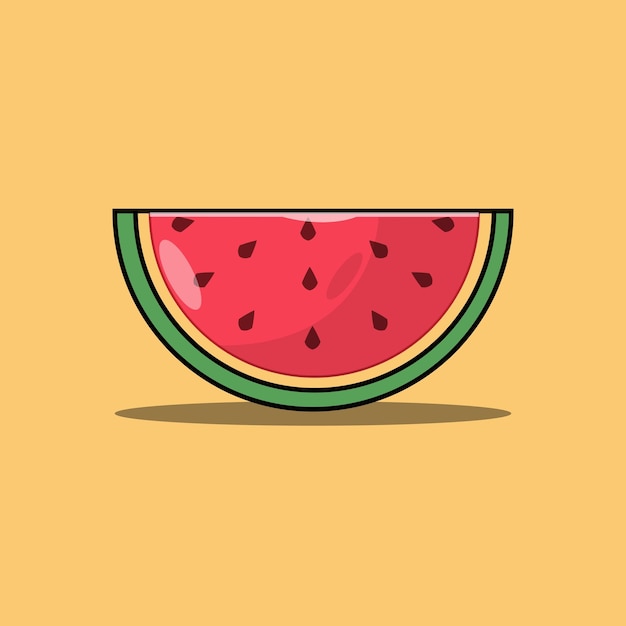 Watermelon vector art illustrationeps jpg