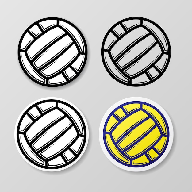 Waterpolo and volleyball stickers