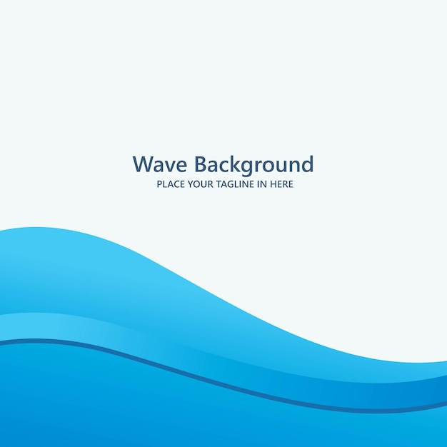 Wave background vector illustration design