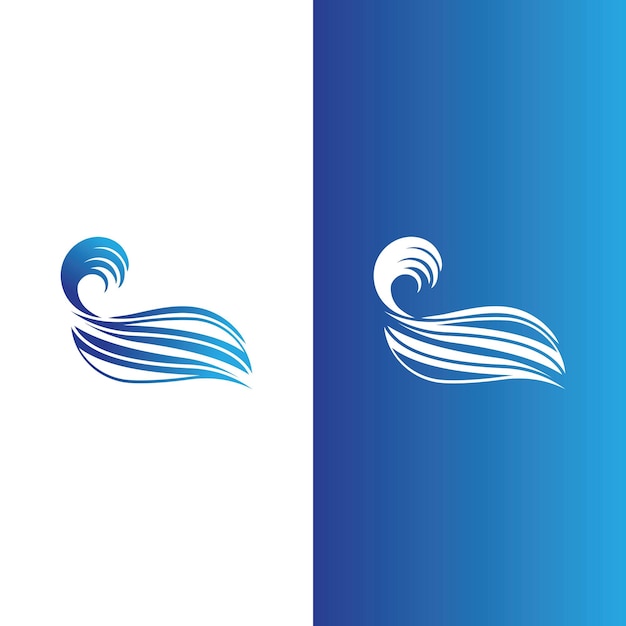 Wave beach vector illustration design