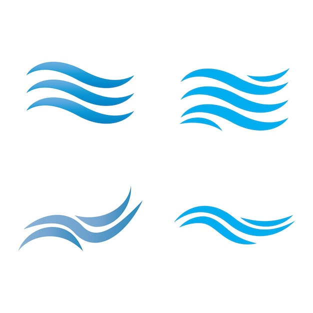 Wave icon vector