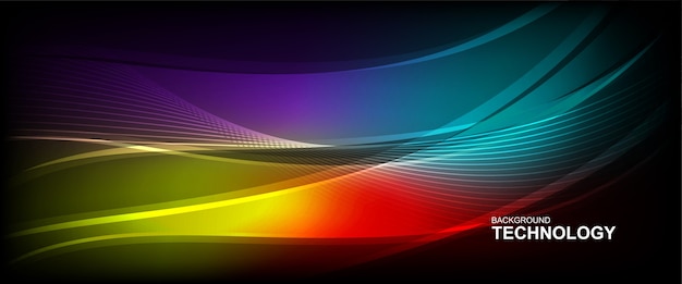 wave line background with smooth shape.