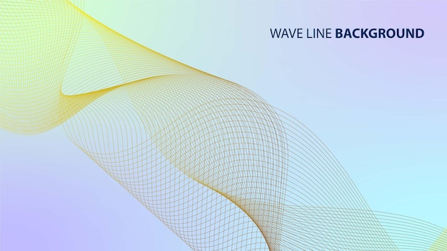 Wave Line Background