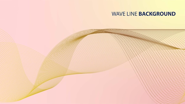 Wave Line Background