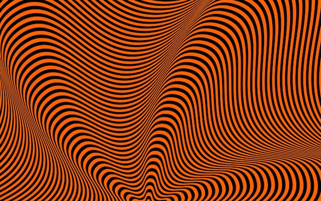 Wave line pattern background with diagonal stripes, vector illustration