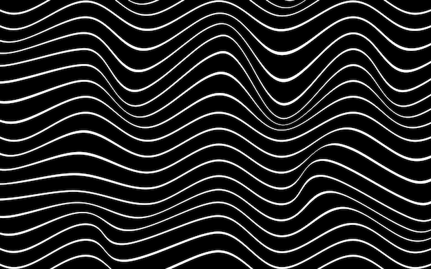 Wave line pattern background with diagonal stripes, vector illustration