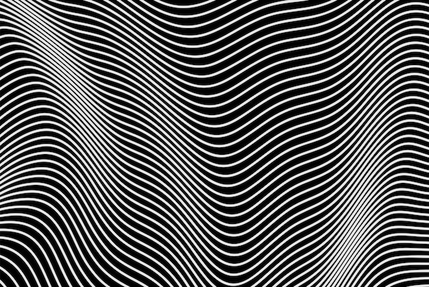 Wave Lines Pattern Abstract Background