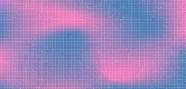 Waving Pink and Blue Technology Background,Digital and Connection Concept design,Vector illustration.