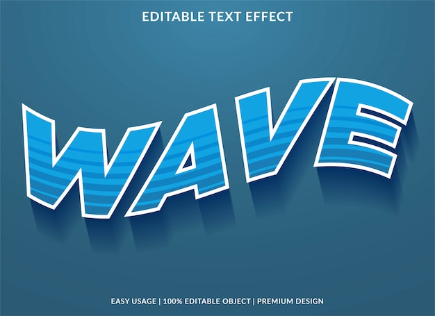 waving text effect