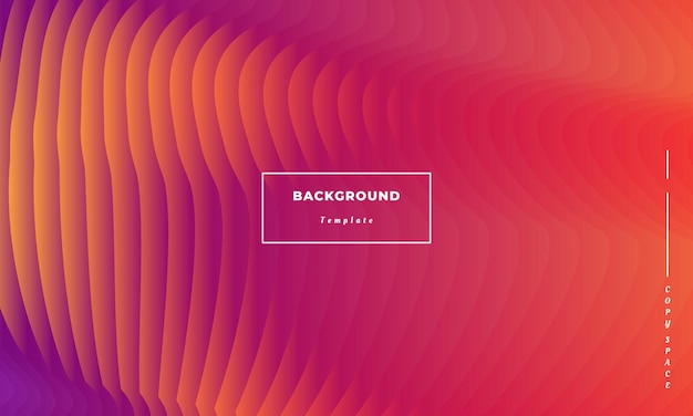 Wavy abstract layer background template copy space for poster, banner, or landing page design