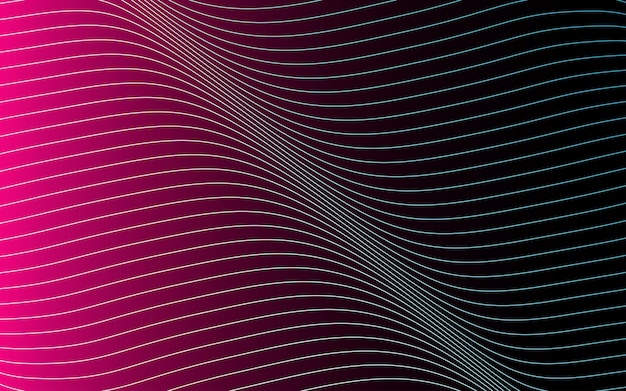 Wavy pink black Line Background