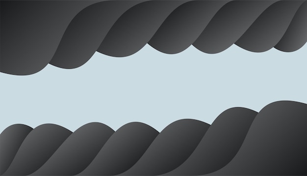 wavy shape business background in paper cut style