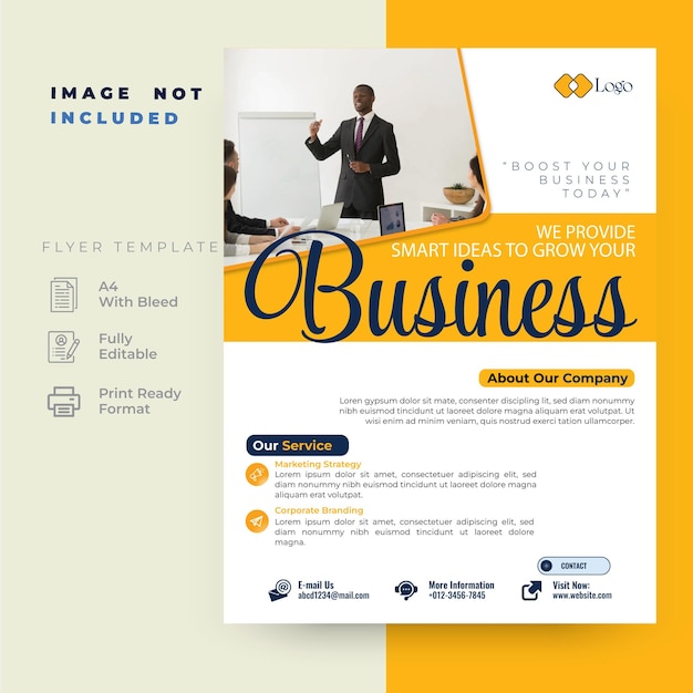 we are creative business flyer design