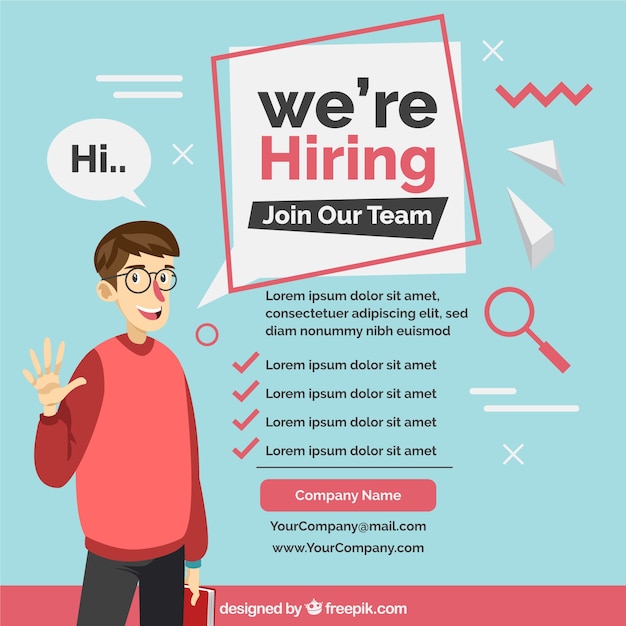 We are hiring background with worker