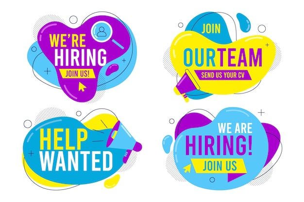 We are hiring banners collection