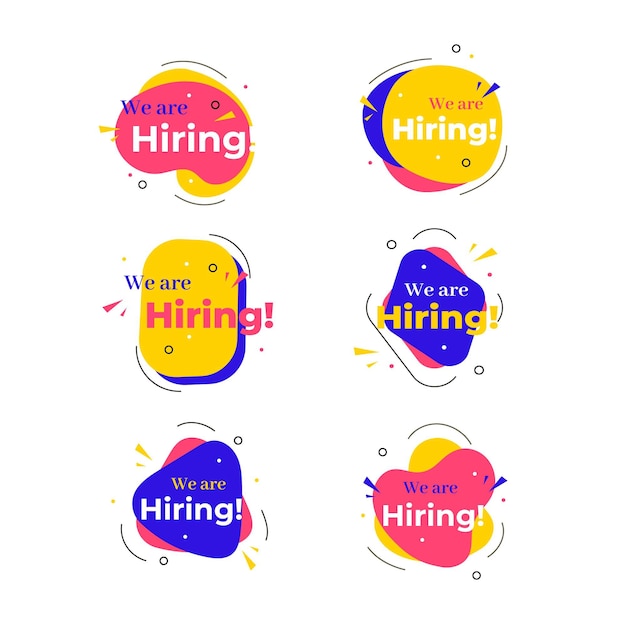 We are hiring banners