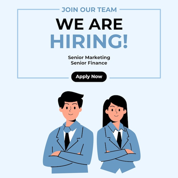 We are hiring post