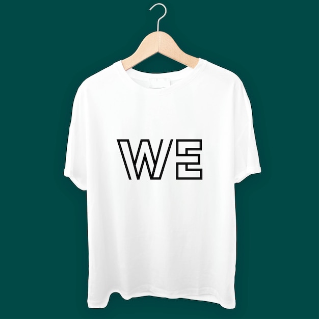 WE best white t shirt design