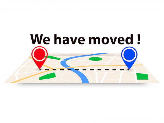 We have moved, changed address