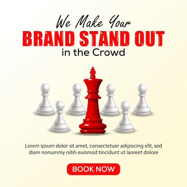 we make your brand stand out in the crowd