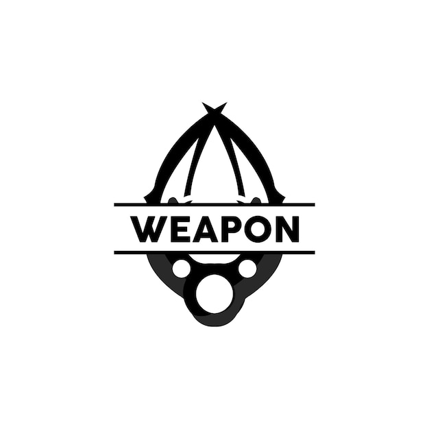 Weapon Logo Traditional Weapon Karambit Vector Ninja Fighting Tool Simple Design Symbol Icon Illustration