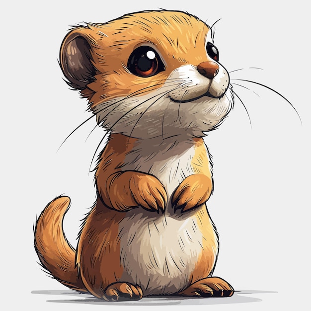 Weasel vector cute