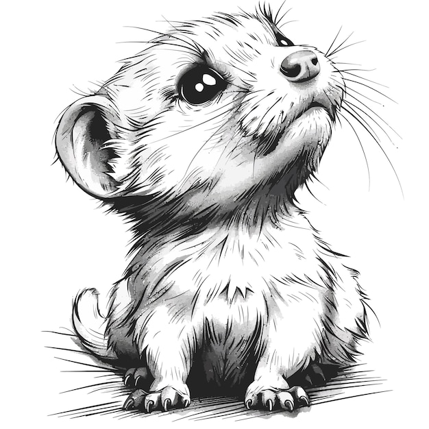 Weasel vector cute