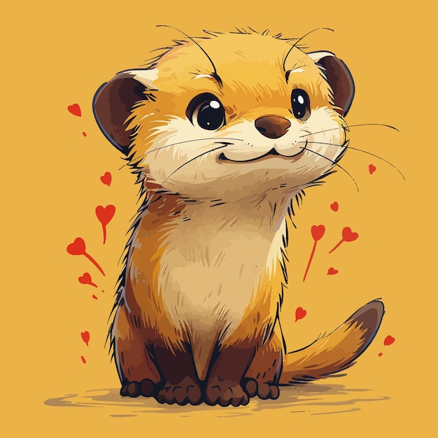 Weasel vector cute