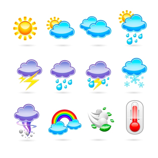 Weather icon set