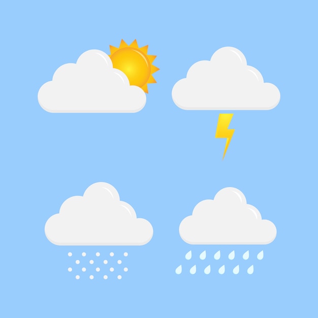 Weather icon vector design