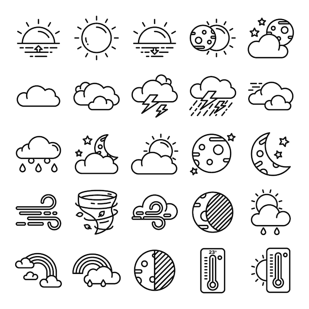 Weather icons pack