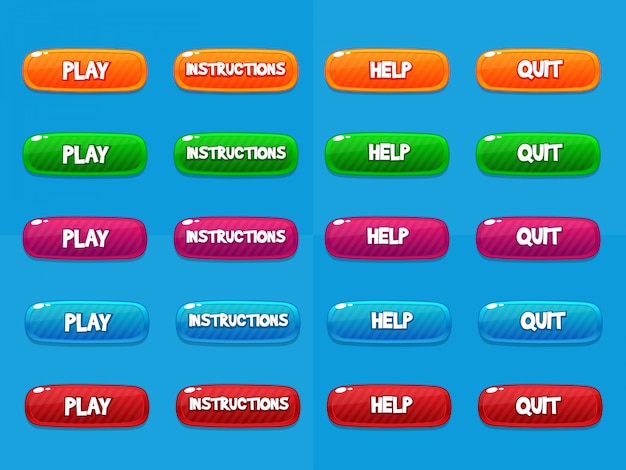 Web Buttons, Game Design Elements