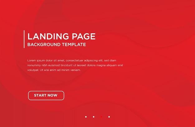 Web landing page banner or background template 