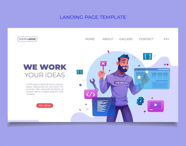 Web Landing Template