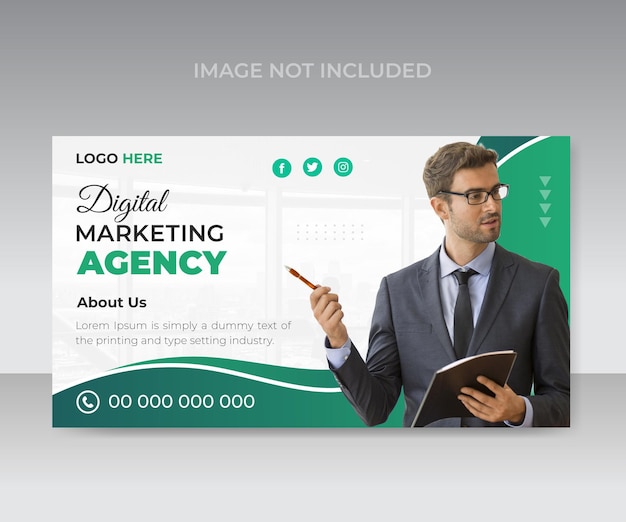 A web page for a digital marketing agency.