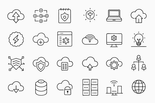 Web Security Icon Set