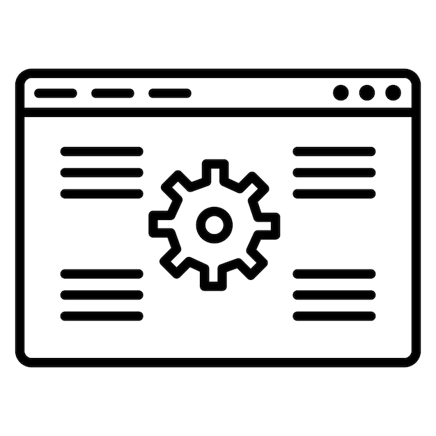 Web Setting Icons