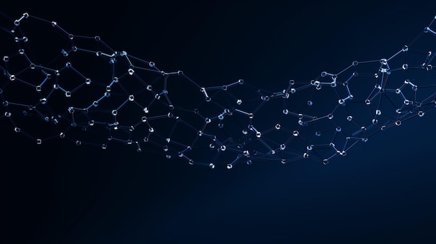 a web of water droplets on a blue background