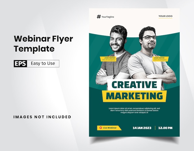 Webinar Conference Business Template for Instagram FeedxA