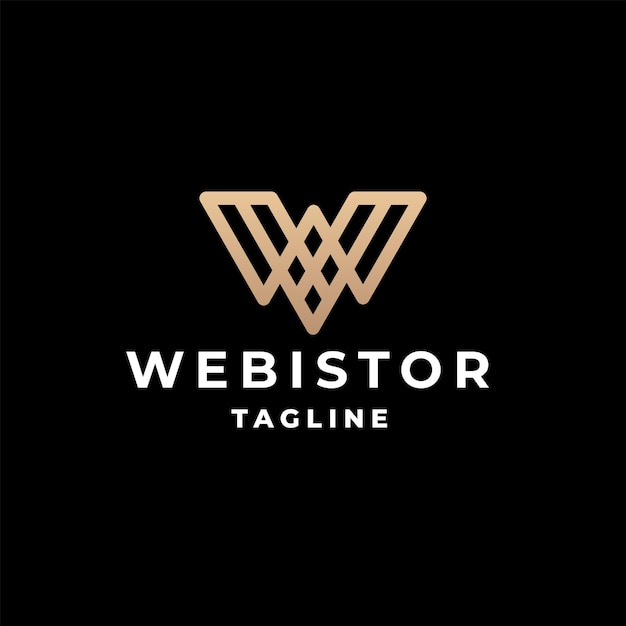 Webistor Letter W Logo